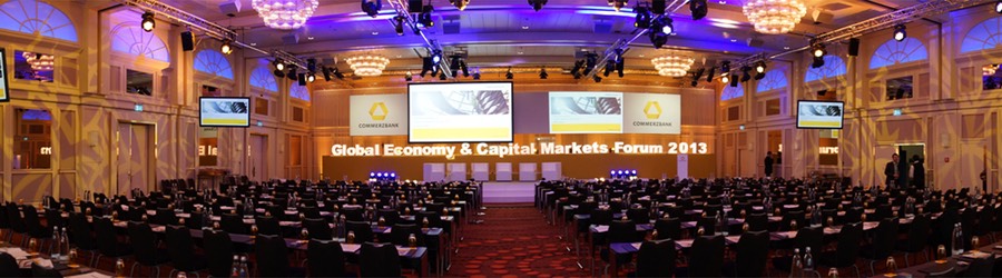 Commerzbank AG Global Economy & Capital Markets Forum 2013 Marriott Hotel Frankfurt SANDBURG event production support