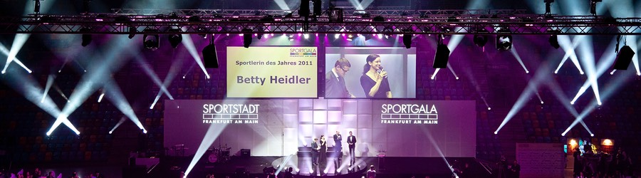 Sportgala Sportlerehrung Stadt Frankfurt am Main 2011 Ballsporthalle Höchst 1 SANDBURG event production support